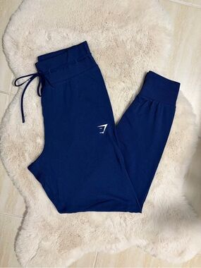Gymshark Blue Drawstring Joggers - XS